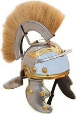 Centurion Roman Helmet Armor with Plume Crest   Collectible Replica