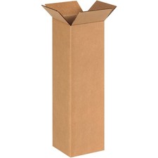 PARTNERS BRAND 6x6x20 Tall Corrugated Boxes, Tall, 6L x 6W x 20H, Pack of 25 S