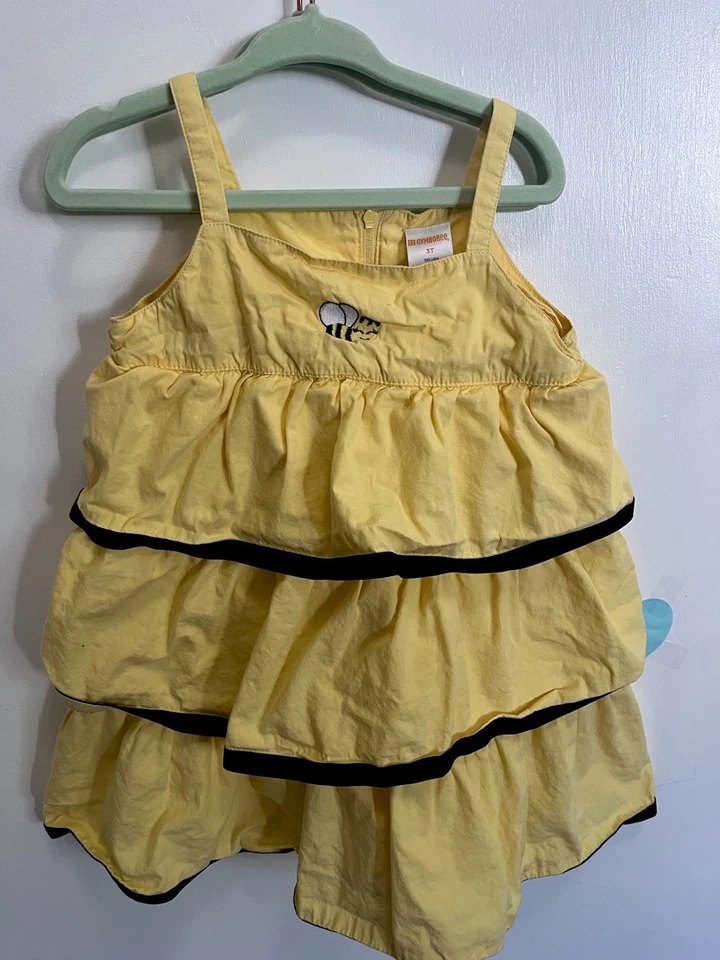 Vestido Disfraz Abejorro Gymboree Halloween, Tallas 2T-3T Foto 2 de 3