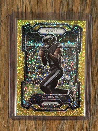 A. J. Brown [Gold Shimmer] #236 2022 Panini Prizm card