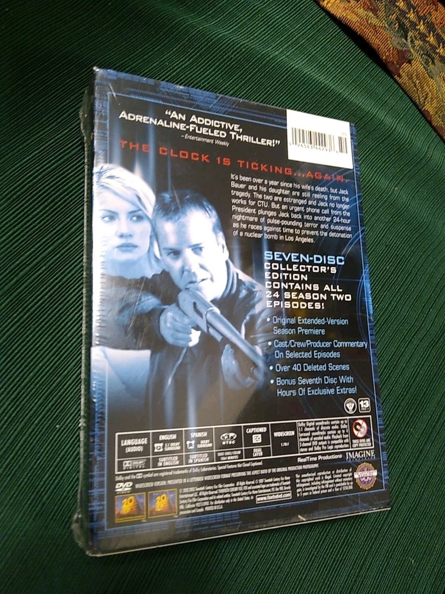 24 - Season 2 (DVD, 2003, 7-Disc Set) for sale online | eBay