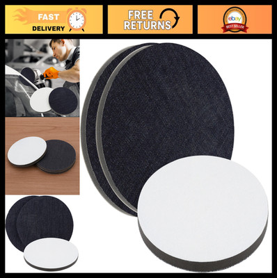 3-Pack 7'' Orange Peel Remover Polishing Pads - 2000 Grit Hook & Loop for Paint
