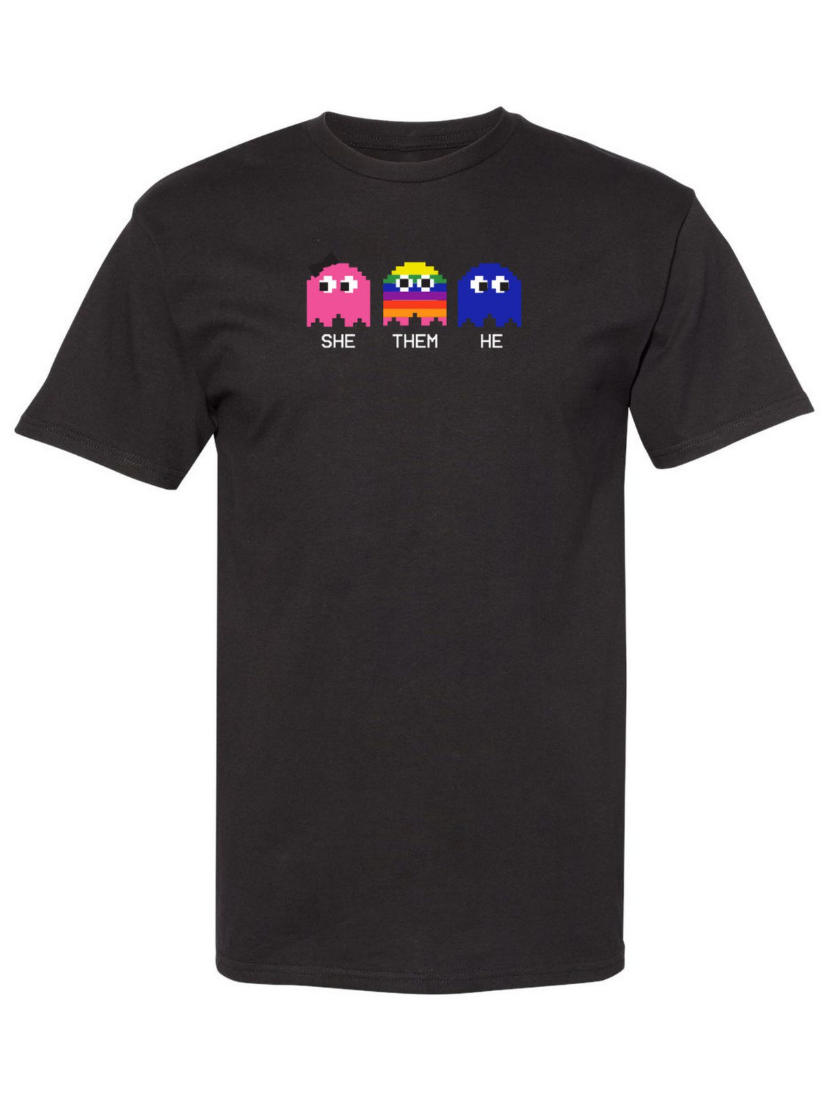 Мужская черная легкая футболка PHLUID Shethemhe с короткими рукавами и рисунком XL 2790₽