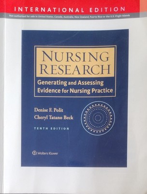 Nursing Research - International Edition - Paperback By Polit & Beck