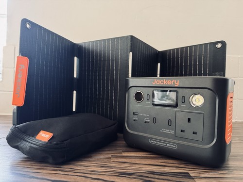 Jackery Explorer 300 Plus Solar Generator 288Wh LiFePO4 Power Station & Panel