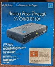 Digital Stream Converter Analog TV Television Pass-Through DTX9950 DTV Sealed