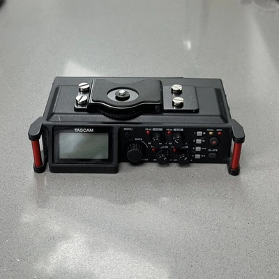 Tascam DR-70D 4-Track DSLR Camera Portable Audio Recorder - Black - Image 1 of 4