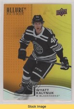 2021-22 Upper Deck Allure Rainbow Orange Yellow Wyatt Kalynuk #R-18 READ 12g7