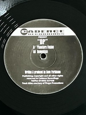 DP   Planetary Fusion / Reminesce Rare 12'' Drum n Bass Vinyl Cadence Recordings