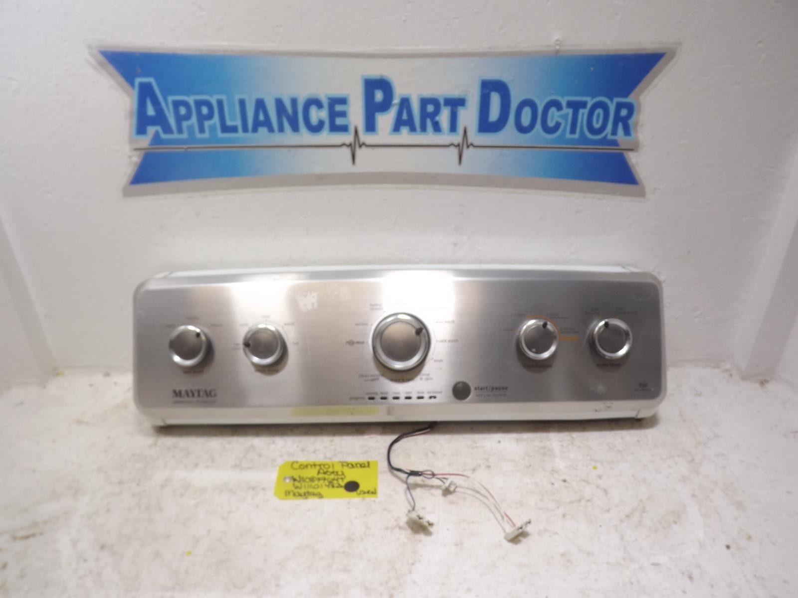 Maytag Washer W10877641 W11101488 Control Panel Assy Used