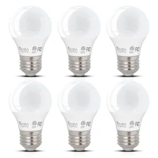 [6 Pack] LED A15 ETL Listed 7W 120V 60W Equivalent Bulbs E26 3000K Soft White