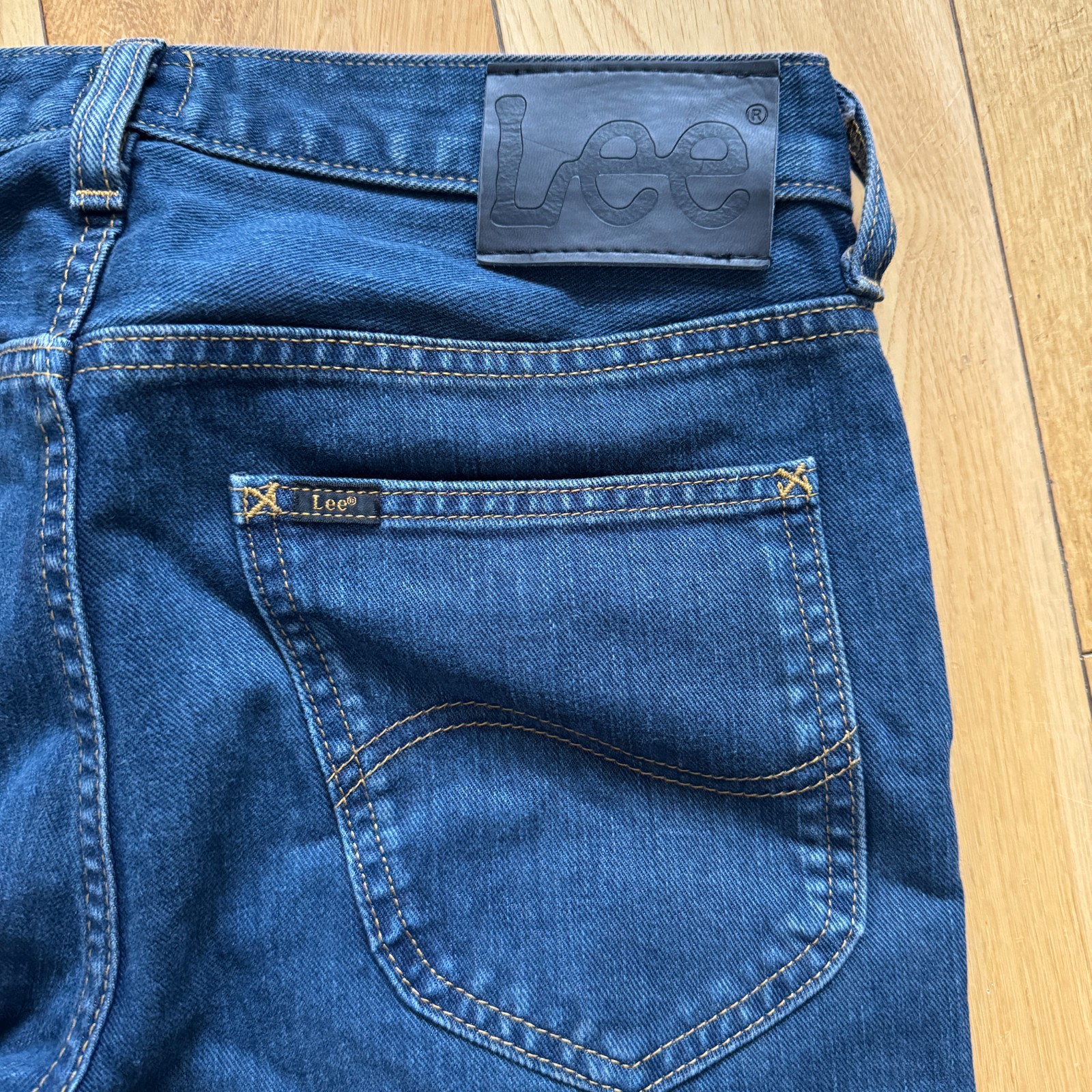 Lee Daren Mens Jeans W28 L34 Blue Regular Straight Denim image 7