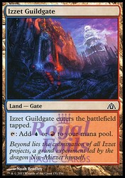 Izzet Guildgate 151/156 Foil Dragon's Maze