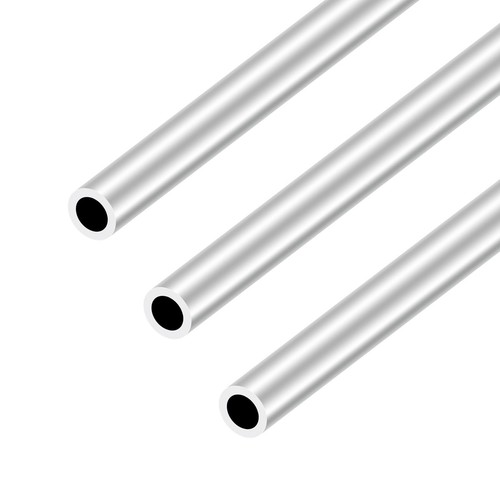 DMiotech 3 Tubi In Alluminio 6063 Tondi - 11mm OD X 8mm ID X 250mm Per Progetti Fai Da Te