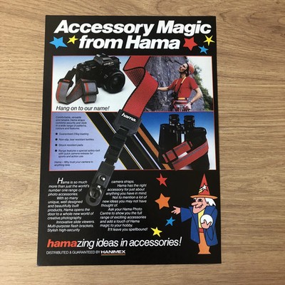CAMS58 MAGAZINWERBUNG 11X8 HAMA STILVOLLE HOCHSICHERHEITSKAMERAGURTE