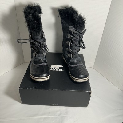 Sorel Kids Youth Tofino 2 Black/Quarry Waterproof Winner Boots Size 4 New