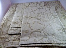 Restoration Hardware Trellis Duvet  2 Shams Queen Color Dune