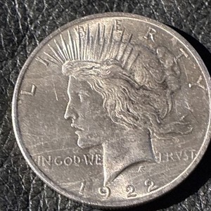 1922 Peace dollar Silver