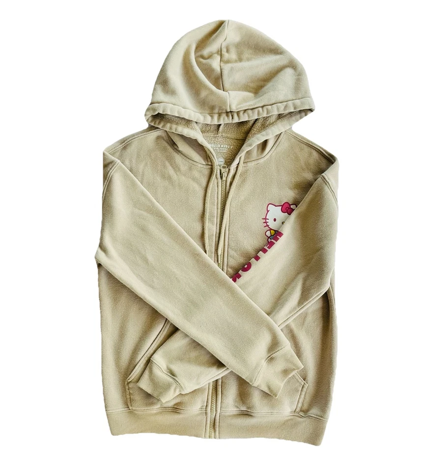 Girls Hello Kitty & Friends Tan Hoody Size Small - Image 2 of 4