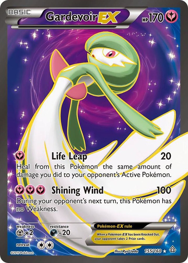 Gardevoir EX (155/160) Ultra Rare Full Art NM Near Mint | XY Primal Clash