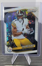 2025 Panini Prizm DK Metcalf White Disco Pittsburgh Steelers