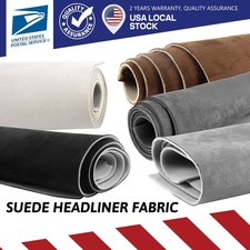 1/9" Foam Backed Suede Headliner Fabric 60"W Car Roof Repair Upholstery Material