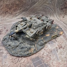 Warhammer 40k Shadowsword Diorama inc forgeworld titan crew AB013