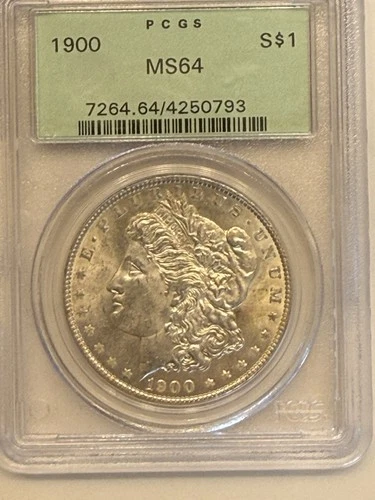 1900  Morgan Dollar PCGS MS 64 . (OGH)