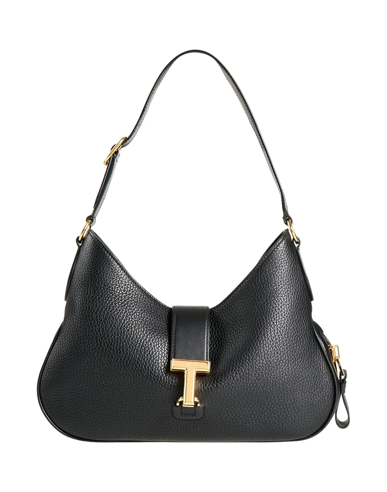 Tom Ford - Women - Pebbled-leather Hobo bag - Black 396290₽