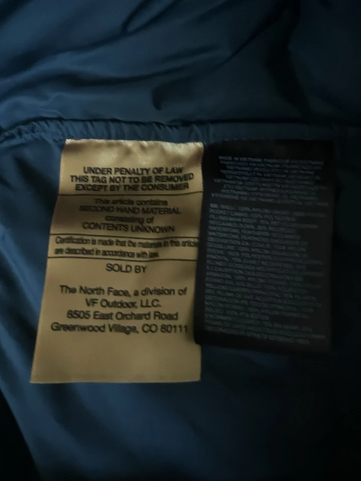 Abrigo largo acolchado para mujer The North Face || Talla L || Verde Foto 4 de 4