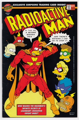 Bongo  RADIOACTIVE MAN Vol.I #5 (#679)  Steve Vance 1994  WITH TRADING CARD !