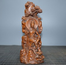Old Collection of Boxwood Free Guanyin Bodhisattva Ornament
