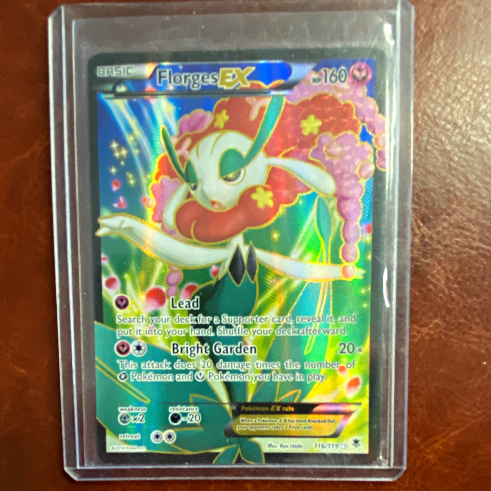 Pokémon Florges EX 116/119 XY Phantom Forces Full Art Holo