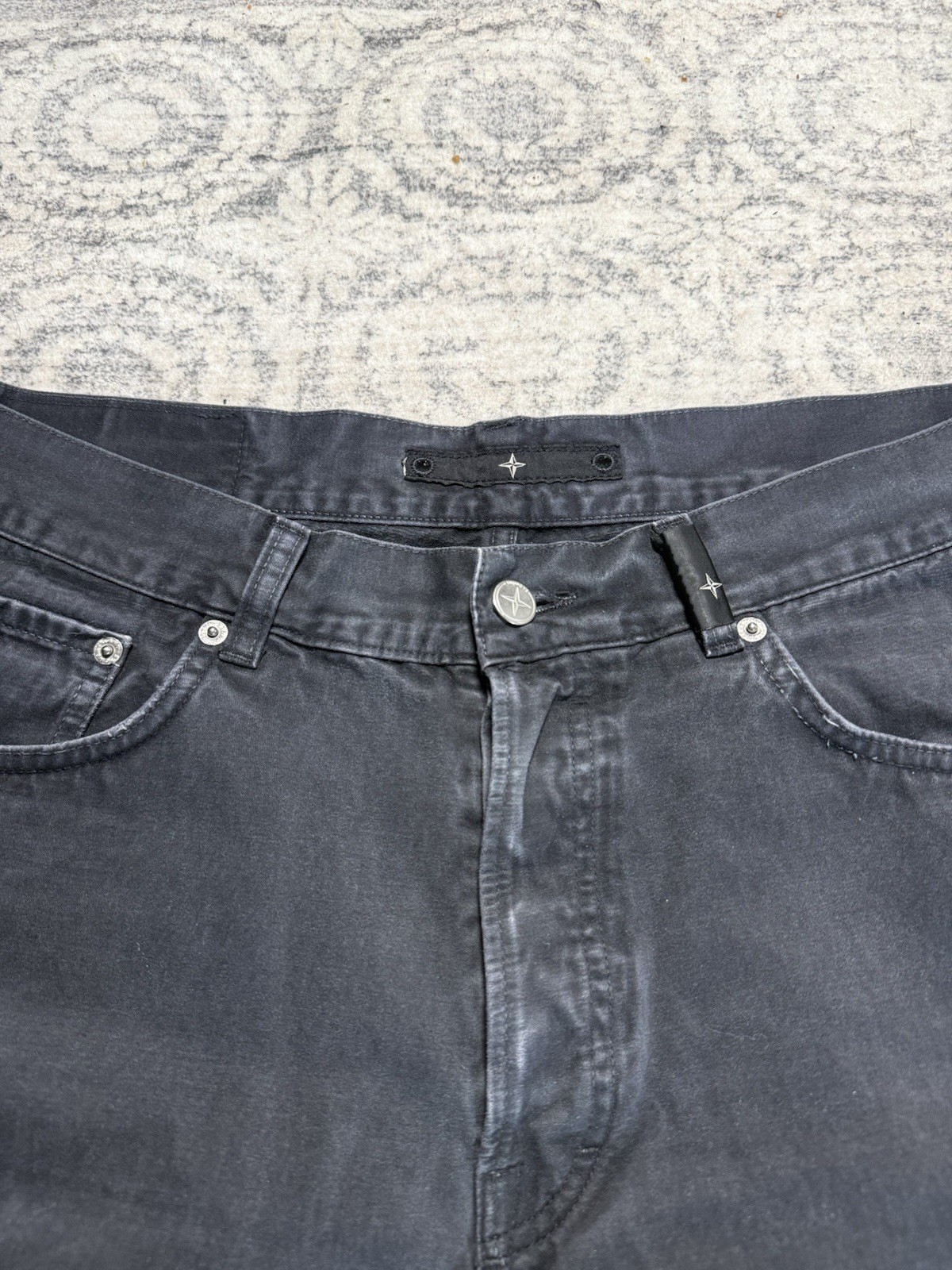 Stone Island Black Jeans Stone Island  Trousers Vintage Denim Pants 38 thumbnail 3