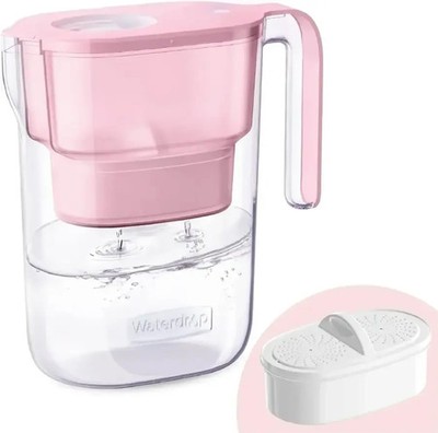 NIB Elfin Waterdrop Water Filtration System Pink Pitcher Model WD-PD-05P