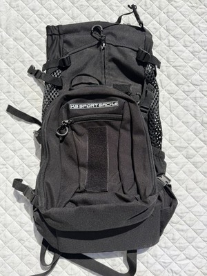 K9 Sport Sack Size Large Backpack Dog Carrier Black W/removable