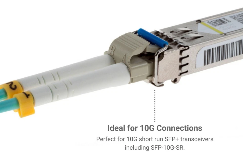 10 Gig LC to LC MM Duplex 50/125 Fiber Patch Cable 25M - Lifetime Warranty - Image 4 of 4