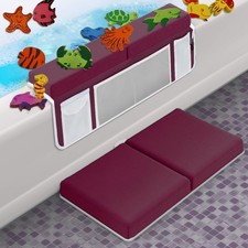Extra Thick Baby Bath Kneeler and Elbow Rest Pad Set Cushioned Bath Tub Kne...