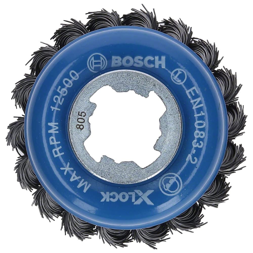 Bosch Professional 2608620727 - Spazzola Cup Heavy Metal X-LOCK 75mm