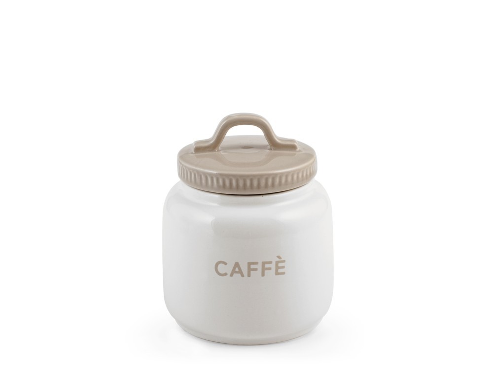 H&H Coffee Jar In Ceramic With Lid With Silicone Seal L.