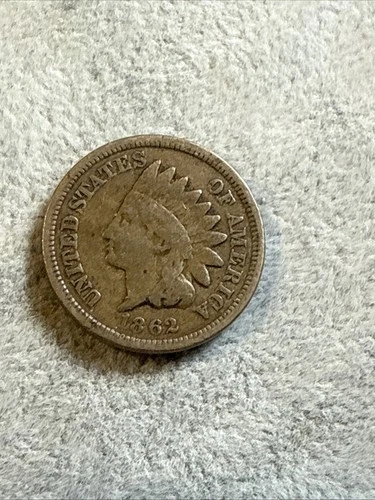 1862 Philadelphia Mint Indian Head Cent G Good Condition Nice Coin See Pic 7713