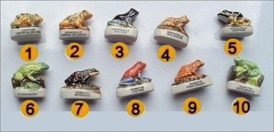 2002 2003 ARGUYDAL DIE FRÖSCHE FEVE PORZELLAN 3D zur Auswahl