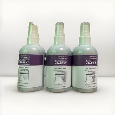 URBAN THERAPY TWISTED SISTA Wellness Therapy Hair Elixir Oil 3.7 fl oz 3 Lot NEW