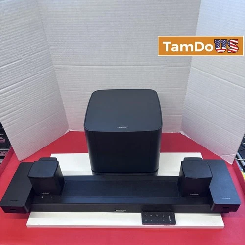 Bose Smart Soundbar 600 Bundle w/ Bass Module 500 & Wireless Surround Speakers