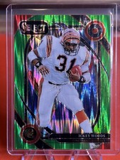 2024 Panini Select #260 Ickey Woods Neon Green Prizm Shock #/499