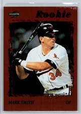 💎1996 Score Baseball Dugout Collection #105 Mark Smith - Orioles💎