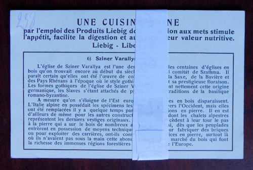 Chromos Liebig S1331 églises en bois - Photo 2/2