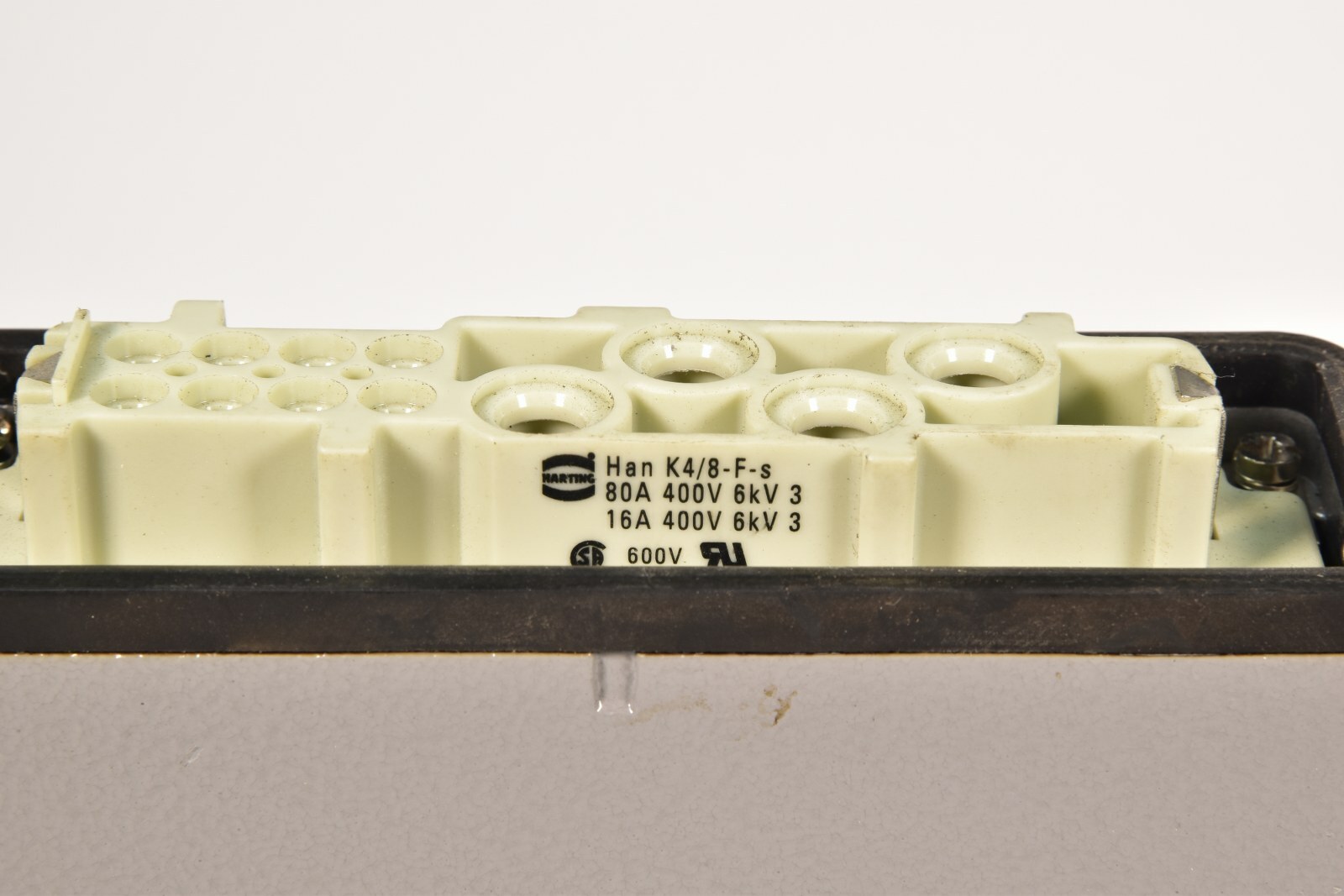 HARTING Han K4/8-F-s, Industrial Connector with socket housing socket ...