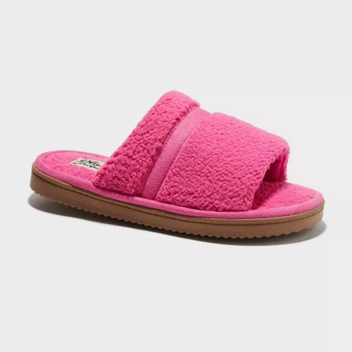 Deluxe by Dearfoams Damen Staci Hausschuhe pink Small 5-6 neu mit Etikett