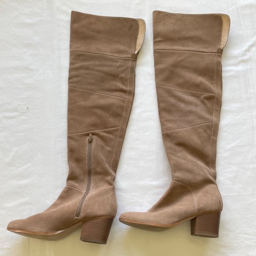 Women’s Sole Society Over the Knee Melbourne Night Taupe Boots size 10 - Picture 3 of 15